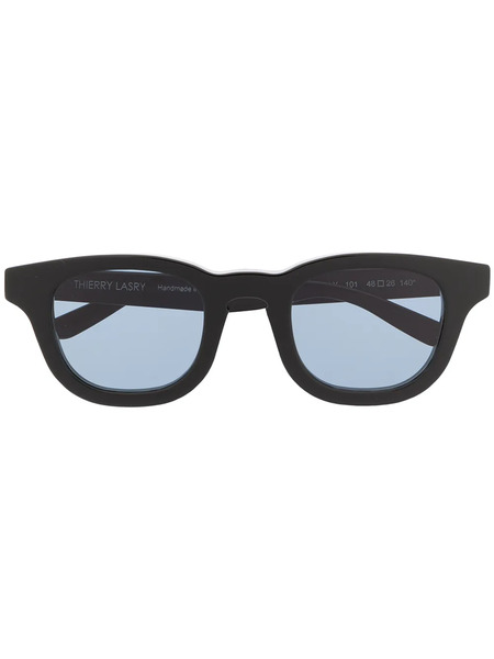  Thierry Lasry Monopoly 101 Square-frame Sunglasses - Black 