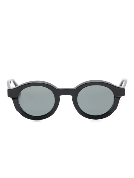  Thierry Lasry Slippery Round-frame Sunglasses - Black 
