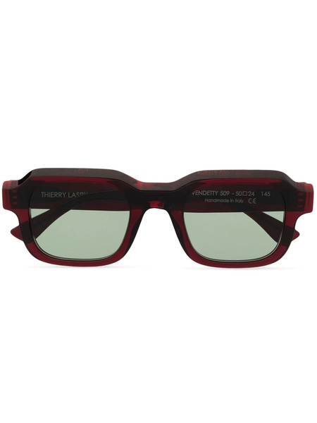  Thierry Lasry Vendetty Square-frame Sunglasses - Red 