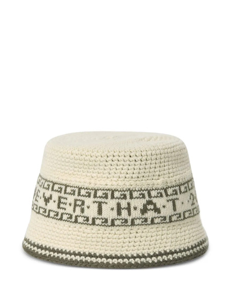  This Is Never That Crochet Bucket Hat - Ivory 