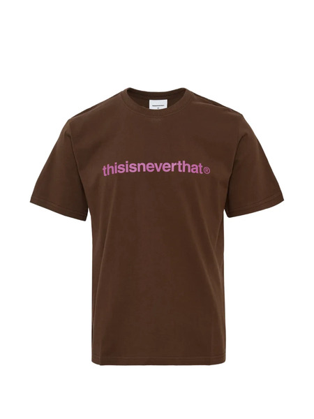  This Is Never That Logo-detail T-shirt - Brown 