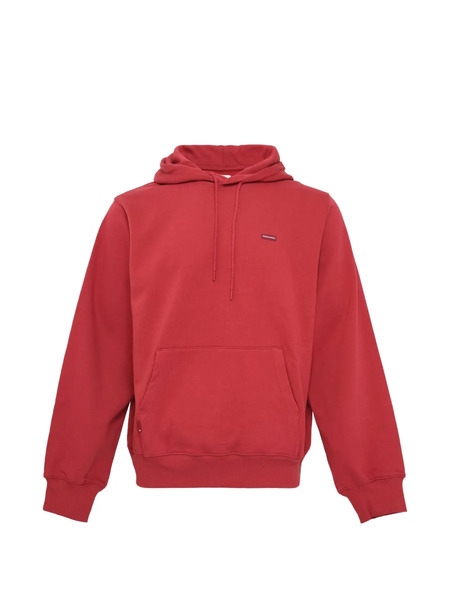  This Is Never That Logo-patch Drawstring Hoodie - Red 