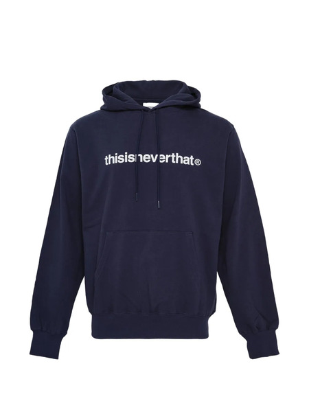  This Is Never That T-logo Long-sleeve Hoodie - Blue 