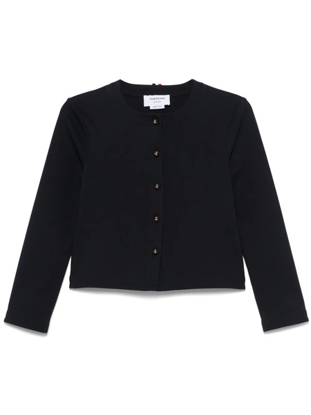 Thom Browne Anchor Buttons Crew-neck Cardigan - Blue 