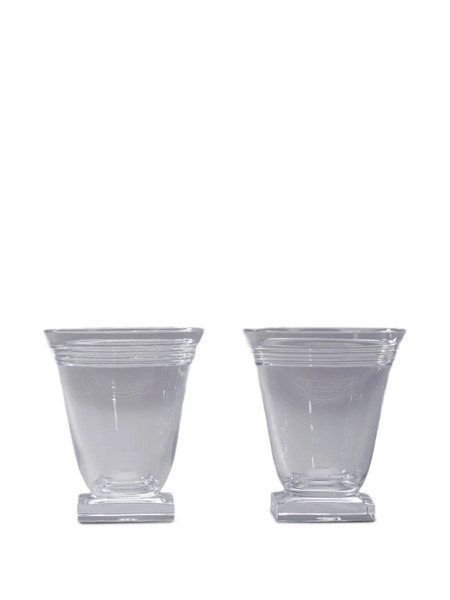  Thom Browne 4-bar Baccarat Yacht N.2 Glasses - White 