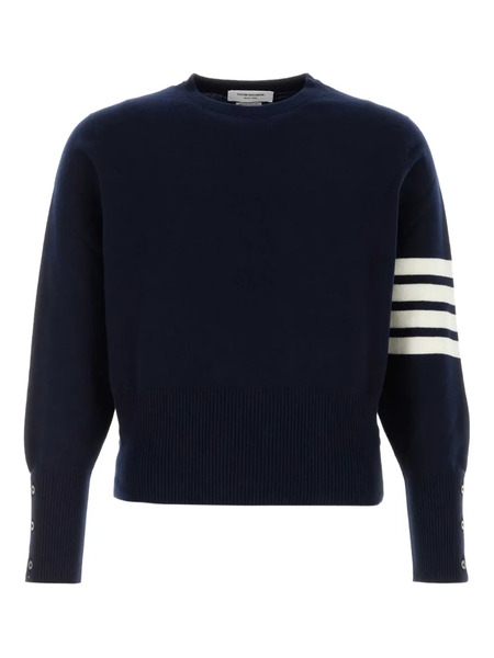  Thom Browne 4-bar Cashmere Jumper - Blue 