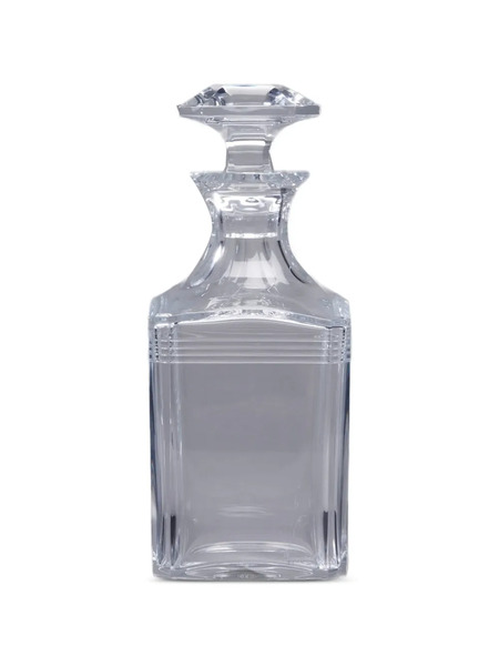  Thom Browne 4-bar Crystal Whiskey Carafe - White 