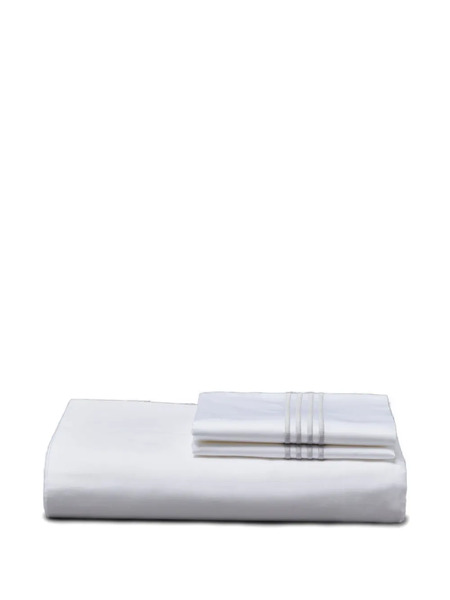  Thom Browne 4-bar Duvet Set (265cm X 230cm) - White 