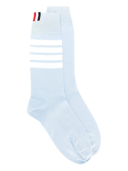  Thom Browne 4-bar Mid-calf Socks - Blue 