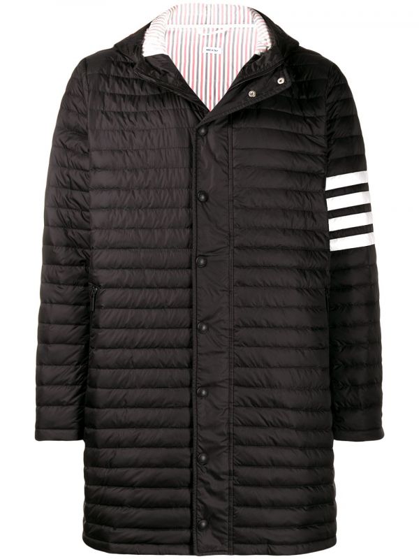  Thom Browne 4-bar Padded Coat - Black 