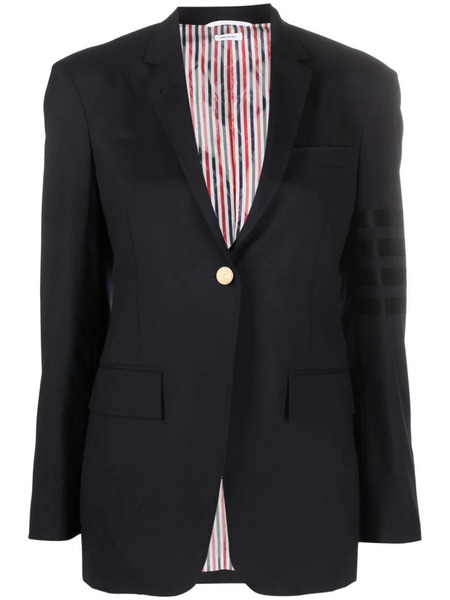  Thom Browne 4-bar Single-breasted Wool Blazer - Blue 