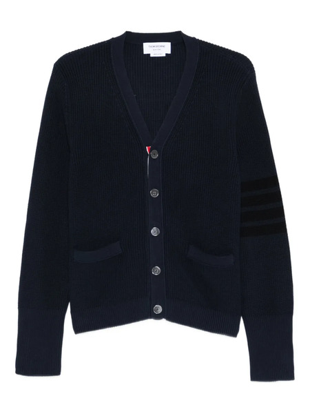  Thom Browne 4-bar Stripe Blue Cardigan 