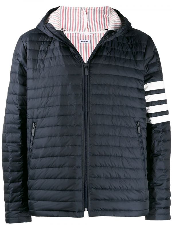  Thom Browne 4-bar Stripe Padded Jacket - Blue 
