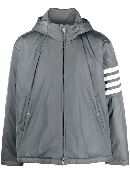  Thom Browne 4-bar Stripe Padded Jacket - Grey 