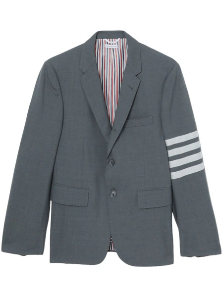  Thom Browne 4-bar Stripe Single-breasted Blazer - Grey 
