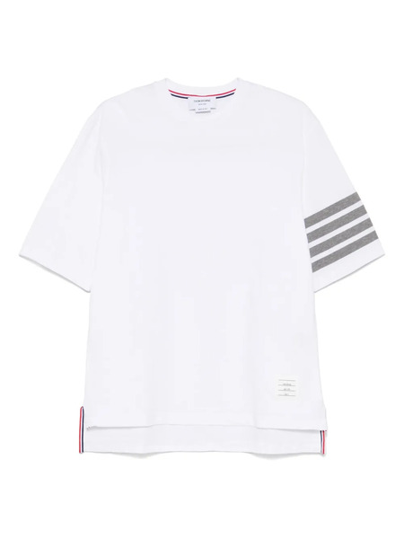  Thom Browne 4-bar Stripe T-shirt - White 