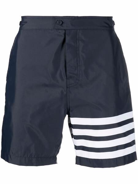  Thom Browne 4-bar Swim Shorts - Blue 