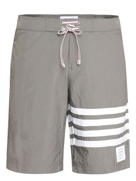  Thom Browne 4-bar Swim Shorts - Grey 