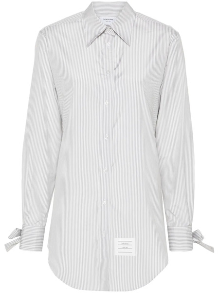  Thom Browne Bow-cuff Shirt Dress - Grey 