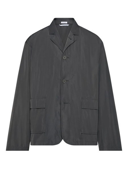  Thom Browne Button-fastening Flap-pockets Jacket - Grey 