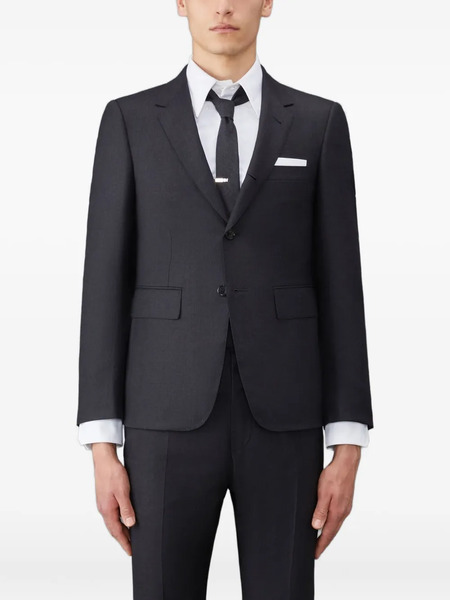  Thom Browne Classic Twill Sport Wool Blazer - Black 
