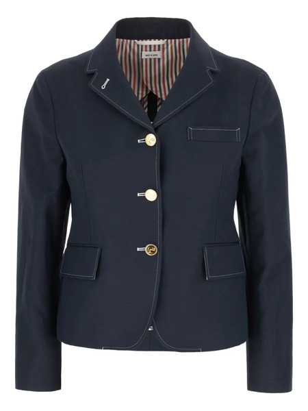  Thom Browne Cropped Blazer - Blue 