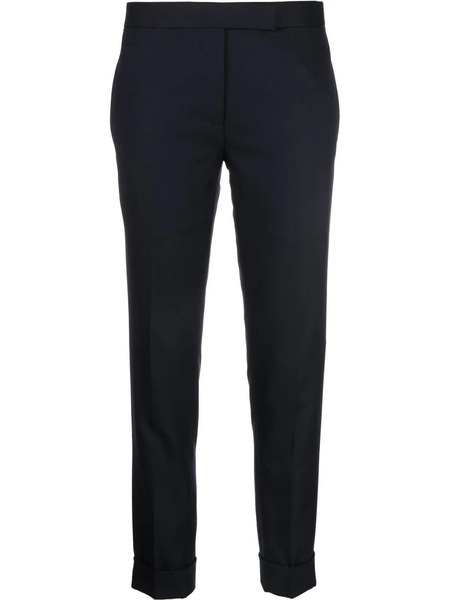  Thom Browne Cropped Tailored Trousers - Blue 