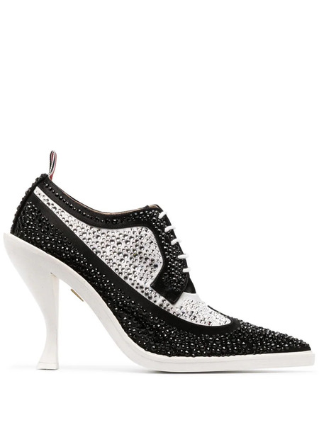  Thom Browne Crystal-embellished 105mm Derby Shoes - Black 