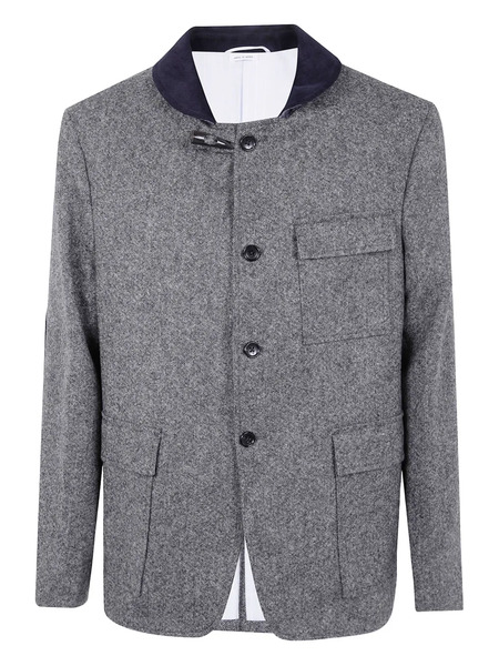  Thom Browne Elbow-patch Jacket - Black 