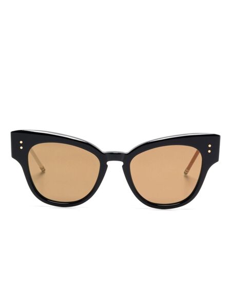  Thom Browne Eyewear Cat Eye-frame Sunglasses - Black 