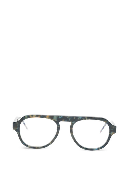  Thom Browne Eyewear Pilot-frame Glasses - Blue 