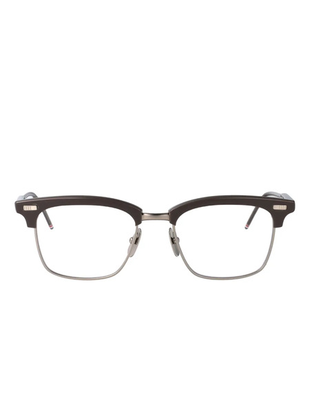  Thom Browne Eyewear Titanium Rectangle Glasses 