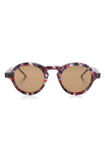  Thom Browne Eyewear Ues926a Round-frame Sunglasses - Blue 