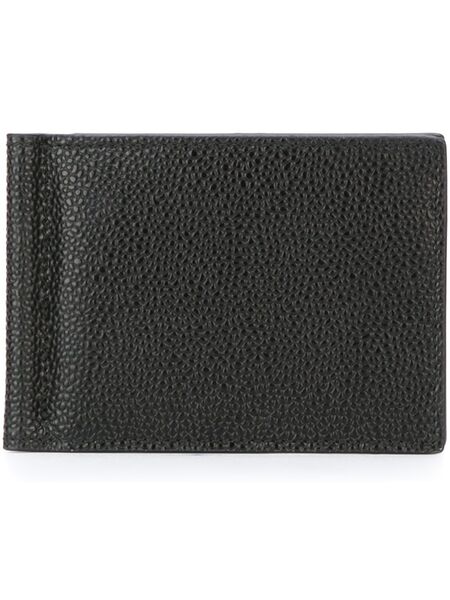  Thom Browne Grained-leather Wallet - Black 