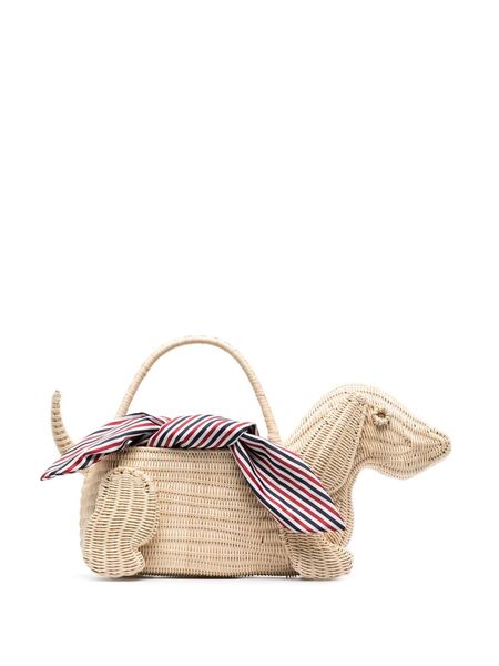  Thom Browne Hector Basket Bag - Neutrals 