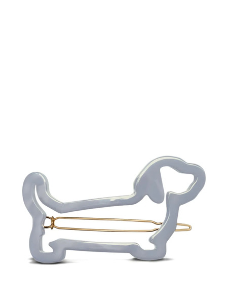  Thom Browne Hector Dog-shape Hair Clip - Grey 