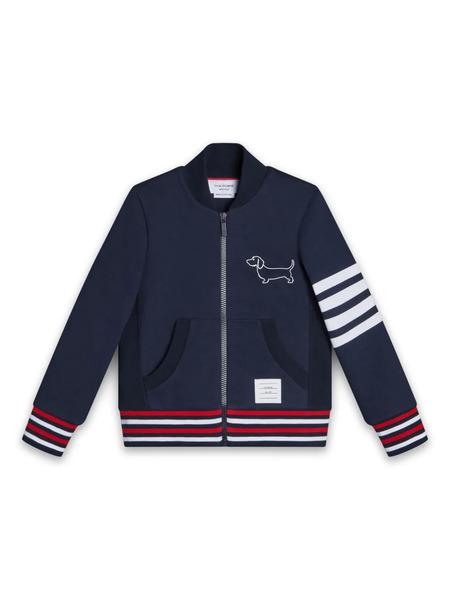  Thom Browne Kids Hector Bomber Jacket - Blue 