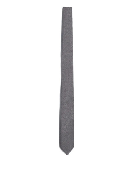  Thom Browne Kids Super 120's Twill Tie - Grey 