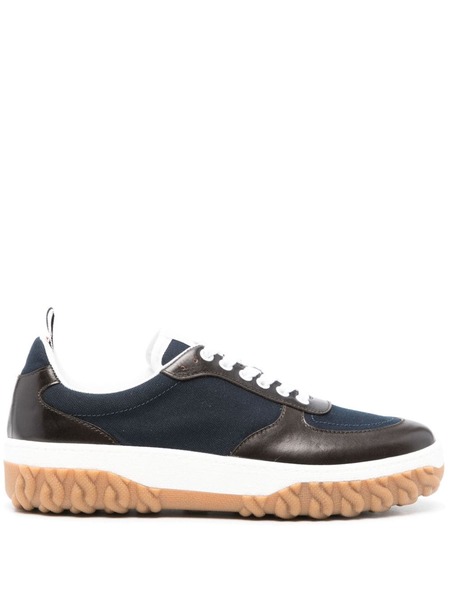  Thom Browne Letterman Panelled Sneakers - Blue 