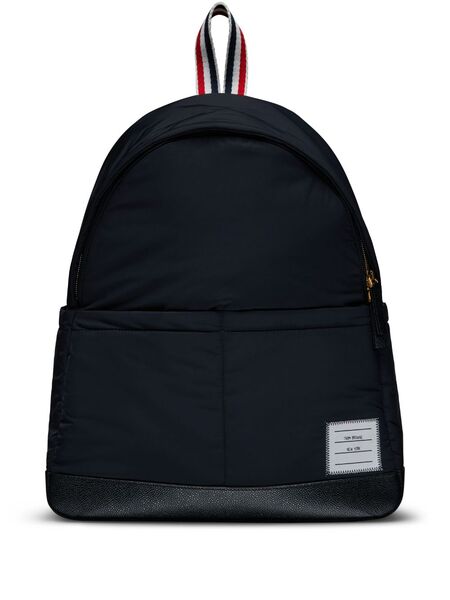  Thom Browne Logo-appliqué Backpack - Black 
