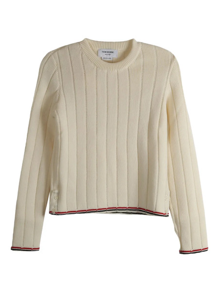  Thom Browne Long-sleeve Sweater - White 