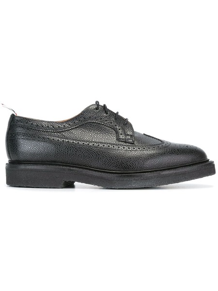  Thom Browne Longwing Leather Brogues - Black 