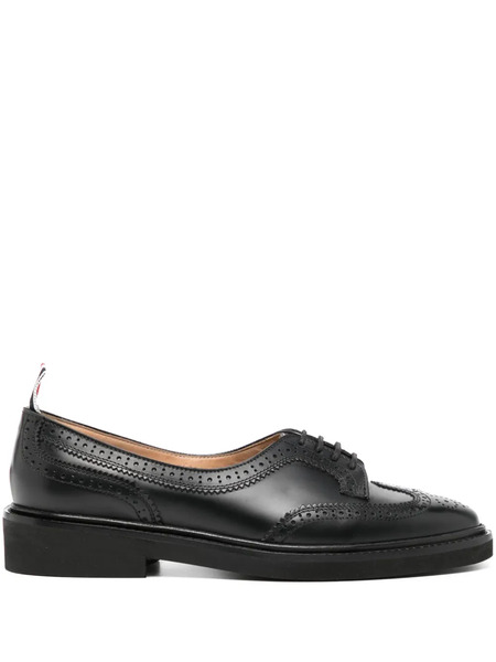  Thom Browne Low Throat Wingtip Derby Shoes - Black 
