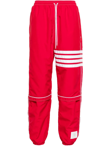  Thom Browne Mid-rise Ripstop Track Trousers - Red 