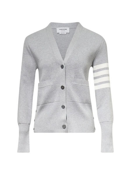  Thom Browne Milano Stitch Cardigan - Grey 