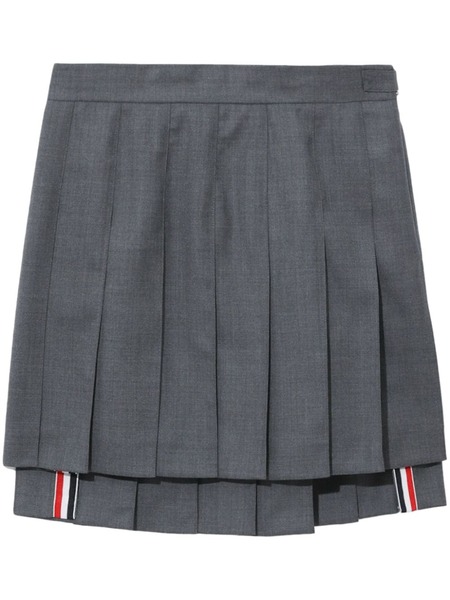  Thom Browne Pleated High-low Skirt - Grey 