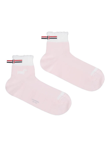  Thom Browne Pointelle Hector Socks - Pink 