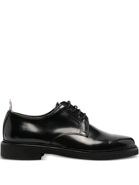  Thom Browne Polished Calf Uniform Derby Shoes - Black 