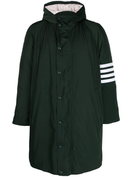  Thom Browne Raglan-sleeve Parka Coat - Green 