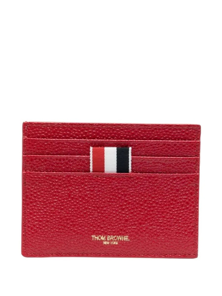  Thom Browne Rectangular Card Holder - Red 